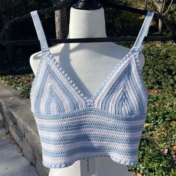 super cute boho crop top with tags - Picture 1 of 4